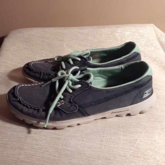 skechers on the go boat shoes with goga mat